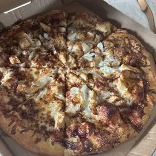 Make it your way $9.99 bbq chicken pizza