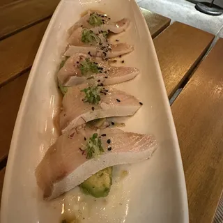 Hamachi crudo