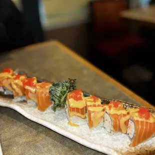 Salmon Octopus Sashimi