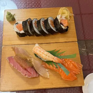 27. Salmon Roll and nigiri combo