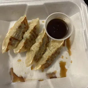 Gyoza (oops minus 2 pieces)