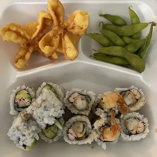 Hollywood Bento ! Also salad and soup included