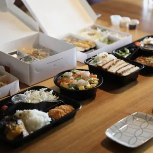 sushi and sashimi