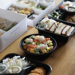 sushi and sashimi
