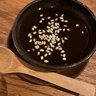 Black Sesame Panna Cotta