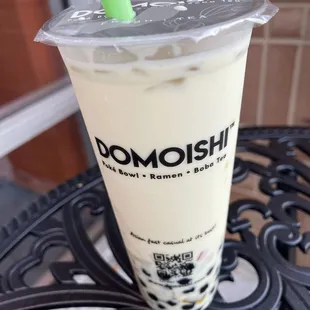 Milk tea with boba