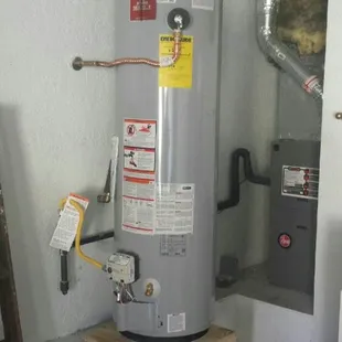Water heater installation