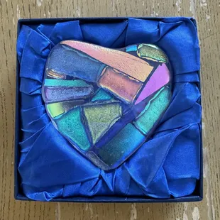 My Heart after being fired in the kiln