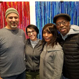Even Angela Bassett and Courtney Vance like making glass at Domsky Glass Studio!