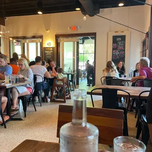 Inside of restaurant