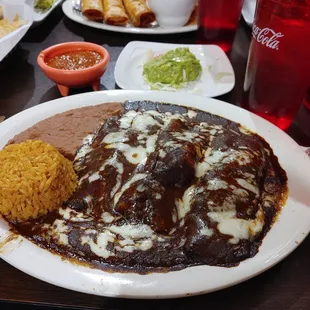 Mole Enchiladas