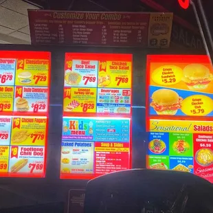 Drive-Thru Menu Sign