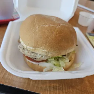 Grilled Chicken Club Sandwich