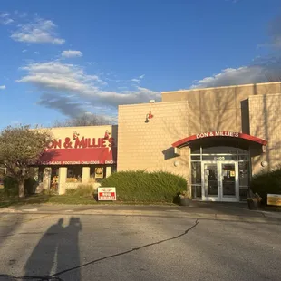 the front of the store