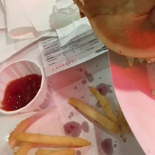 Captured mid lunch. not very fresh.