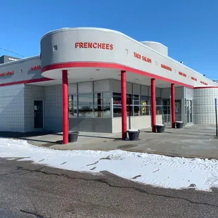 the front of the store