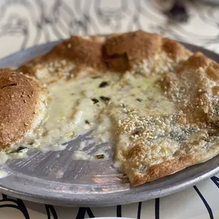 Stuffed Garlic Flatbread