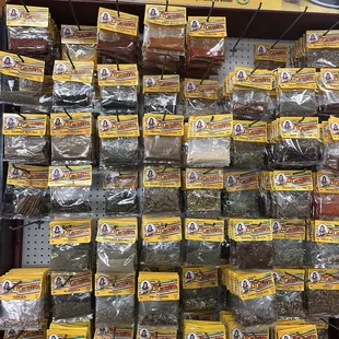 Plenty of spices and teas