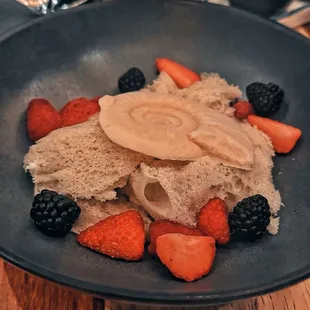 Deconstructed tres leches