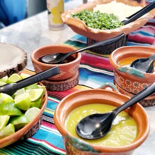Salsa bar