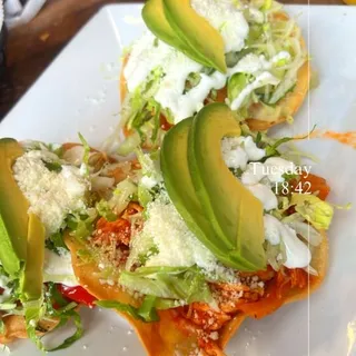 Tostadas Tilapia Or Shrimp