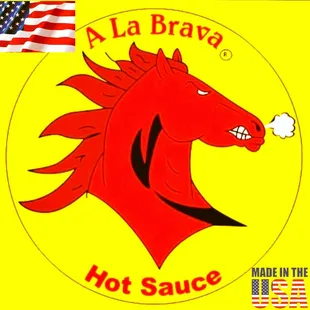 A La Brava Hot Sauce Logo.