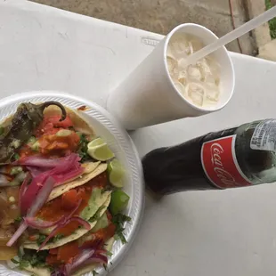 Horchata AND Mexican Coke.