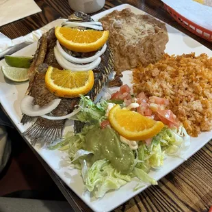 Mojarra. Fried fish