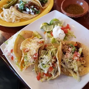 Every taco order comes with 2