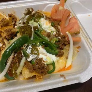 food, nachos
