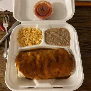 Refried Bean Burrito