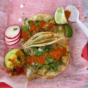 Tacos de pollo