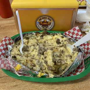 Papa Grande con Carne