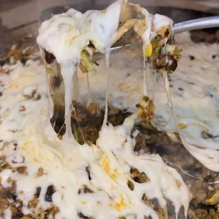 Cheesy Korean fried rice