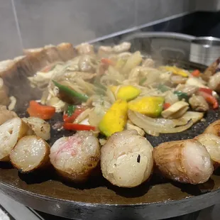 Daechang (large intestine) is     here