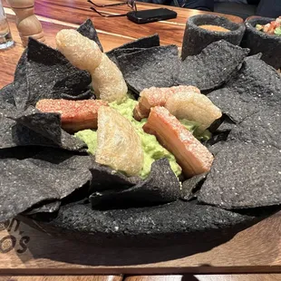 Trio de chicharron prensado