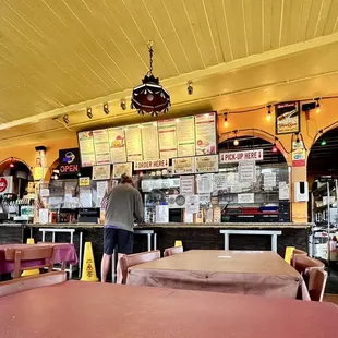 the interior of a restaurant