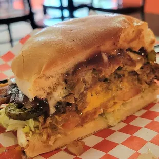 Inside of a Don Burger!