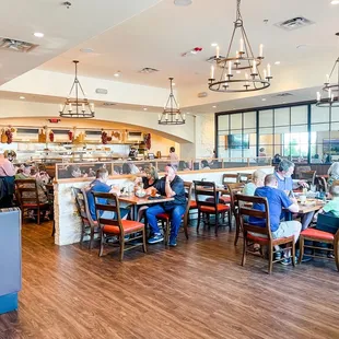 diners and dining area