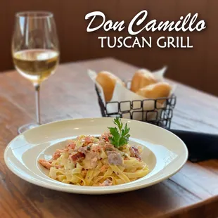 Smoked Salmon Fettuccini