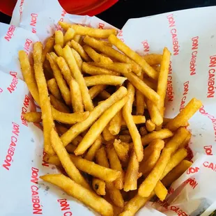 French fries are sooo good here. A large portion and crispy to perfection