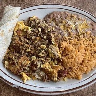 Machaca plate