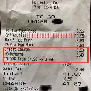 EXTRA FEES! &amp; Pricey, disappointing chilaquiles