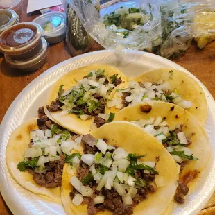 Carne asada tacos