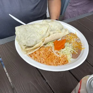 1 lb. Carne Asada Burrito