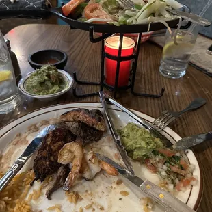 Only rice n beans were edible, everything else was trash. Even our dog wouldn't eat that meat