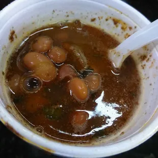Beans are ALWAYS good here!! Slightly darker but still very delicious!!