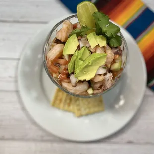 Shrimp and Octopus Cocktail (Coctel de Camaron y Pulpo)