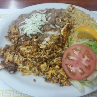 Chorizo con huevo!