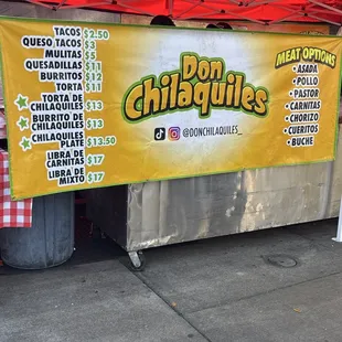 Menu as of Jan. 1, 2025